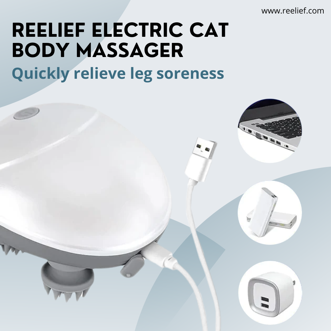 Reelief Electric Cat Body Massager